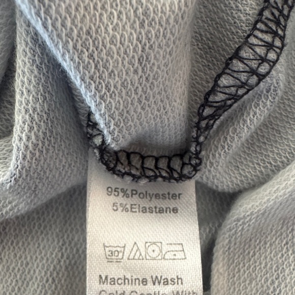 Blue and White Tie-Dye Long Sleeve Shirt - Picture 5 of 5